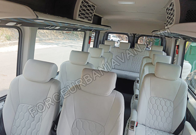 force urbania luxury van hire delhi