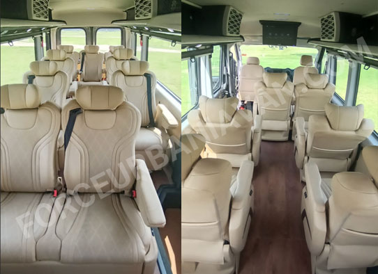 9 seater force urbania van with modified on rent delhi