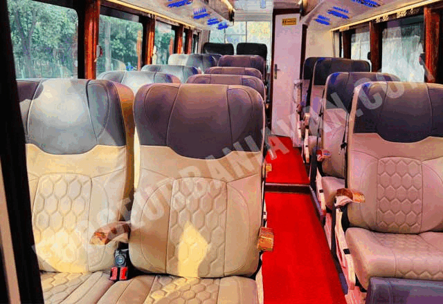 10 seater ultra luxury force urbania van with 1x1 modified recliner motorized seats on rent in delhi