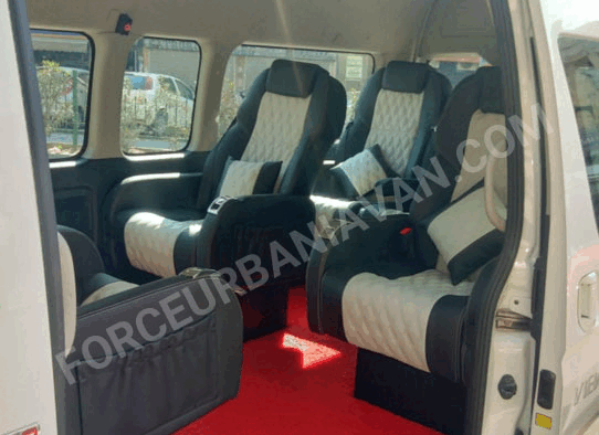 8 seater foton view imported mini van on rent delhi