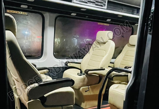9+1 seater new force urbania luxury van with 1x1 seats